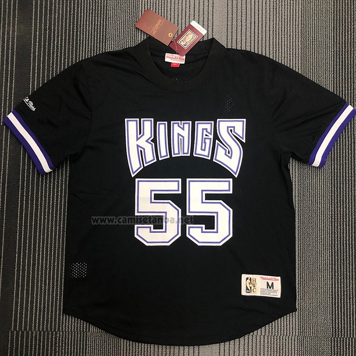 Camiseta Manga Corta Sacramento Kings Jason Williams #55 Negro
